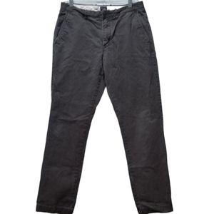 J.CREW | BROKEN IN DARK GRAY KHAKIS, 32/32